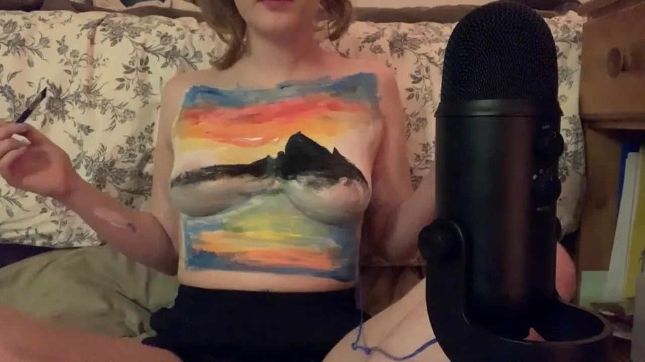 Nude Body Paint Art Asmr R P Bob Ross Ytboob