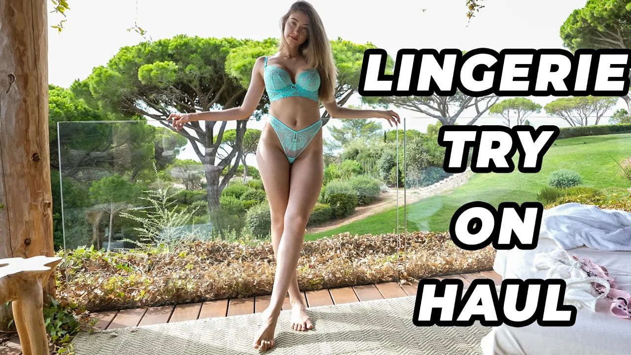 Big Boobs In See Through Lingeries KatiaBang Lingerie Try On Haul