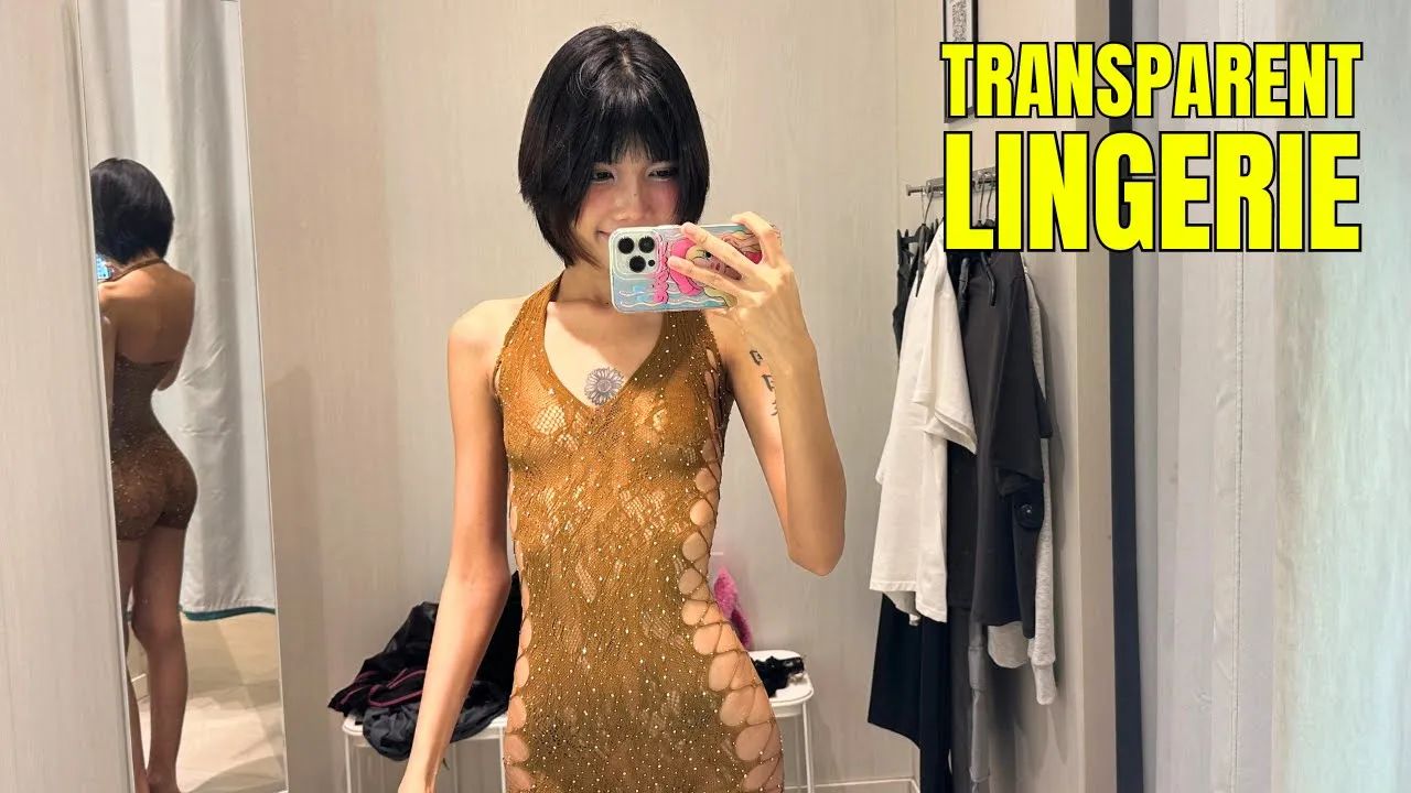 Nami See Through Try On Haul Transparent Lingerie And Clothes From