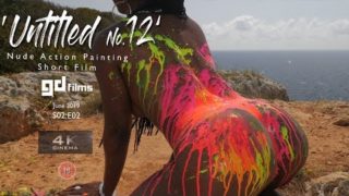 S2:E2 Nude Art Ebony Action Body Painting ‘Untitled No.12’