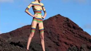 body painting. ivana – multicolor. photo shoot