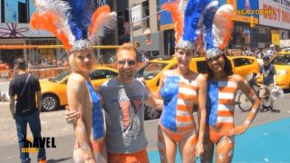 TIMES SQUARE – N.Y.C. | Topless Painted Ladies
