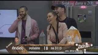 Ana Korac Boobs in Big Brother House