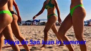 Playa de San Juan, Alicante in summer June 2018 (look quickly!)