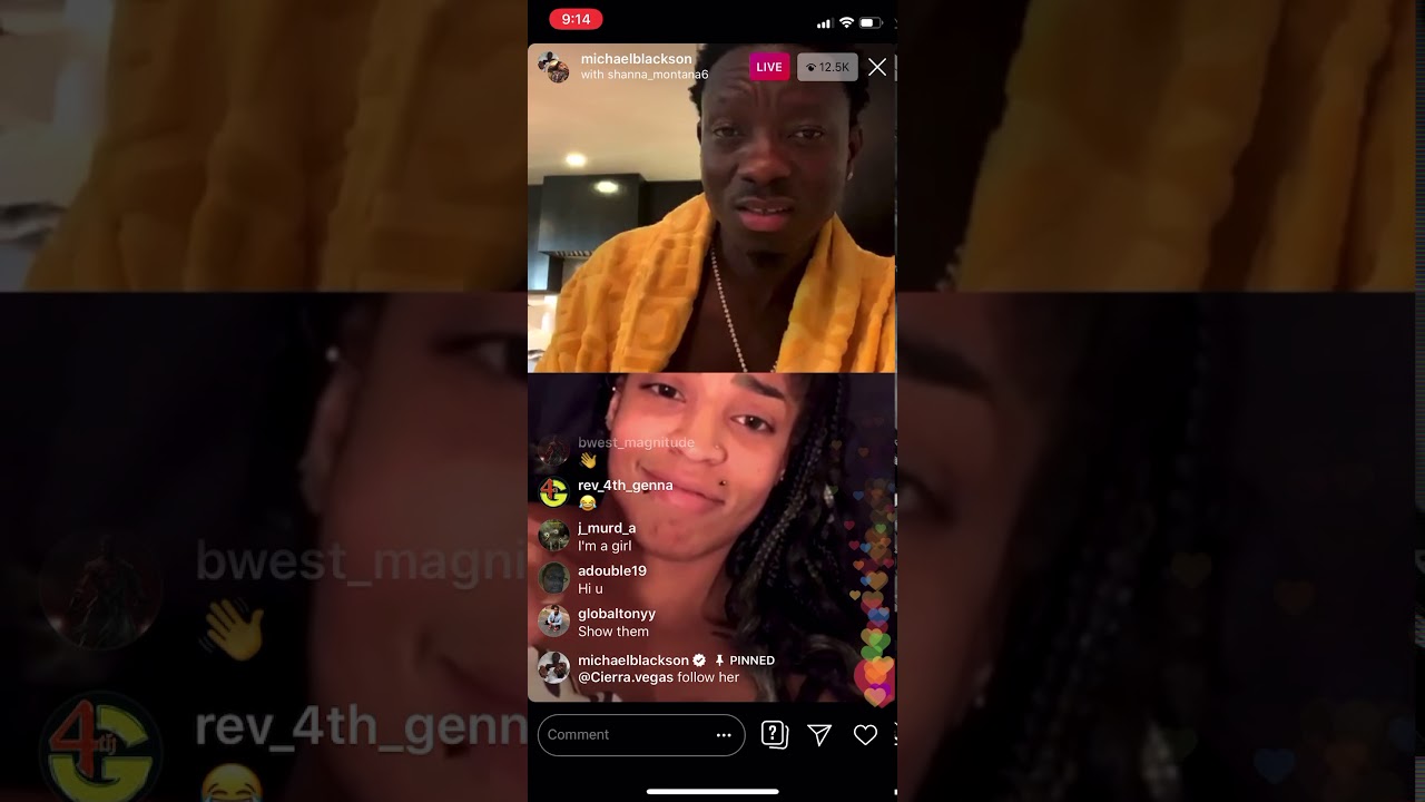 M. Blackson’s IG Live TaTa Tuesdays @ 2:15 (See comment)