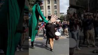 Fully nude public protest : CHILE Cuerpos desnudos contra la violencia machista y estatal