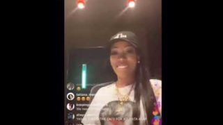 K. Michelle flashes her TITS on IG LIVE! 3-27-20