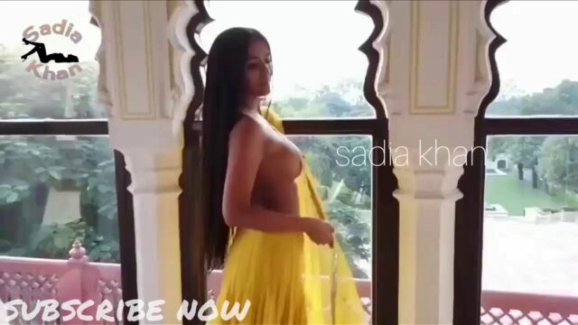 Xxx Sadea Khan Vdeos - See-through Saree - YTboob