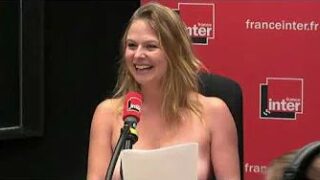 French radio host go topless on a show about topless day