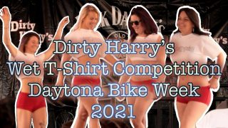 Dirty Harrys wet tshirt competition Bike Week 2021. Shirts get wet at 1:31 please upvote!