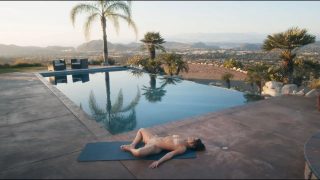 Naked yoga with a view (starting at 0:30)