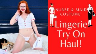 Can you spot the Titty & Pussy flashes? Naughty Nurse & Maid costumes!