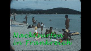 Home movie on a nude beach