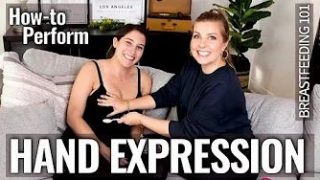 How to Hand Express Breastmilk – REAL footage