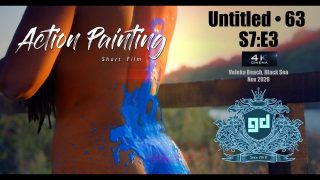 S7:E3 Abstract Art Action Body Painting ‘Untitled 63’ Blue Boat • GD Fil…