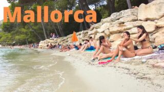 Beach walk | Platja de Formentor | Mallorca | Spain | 4K