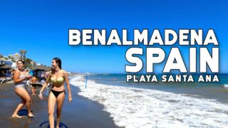 Benalmadena Spain Beach Walk 2:15; 2:25; 2:30;