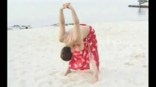 Busty Beach Yoga