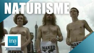 Naked French protest