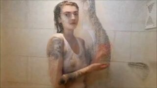 New big boobs naked in bathroom town