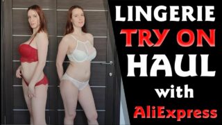SPICY LINGERIE TRY ON HAUL with ALIEXPRESS