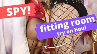 See through transparent lingerie haul & pantyhose try on! Nylon tease girls in tights