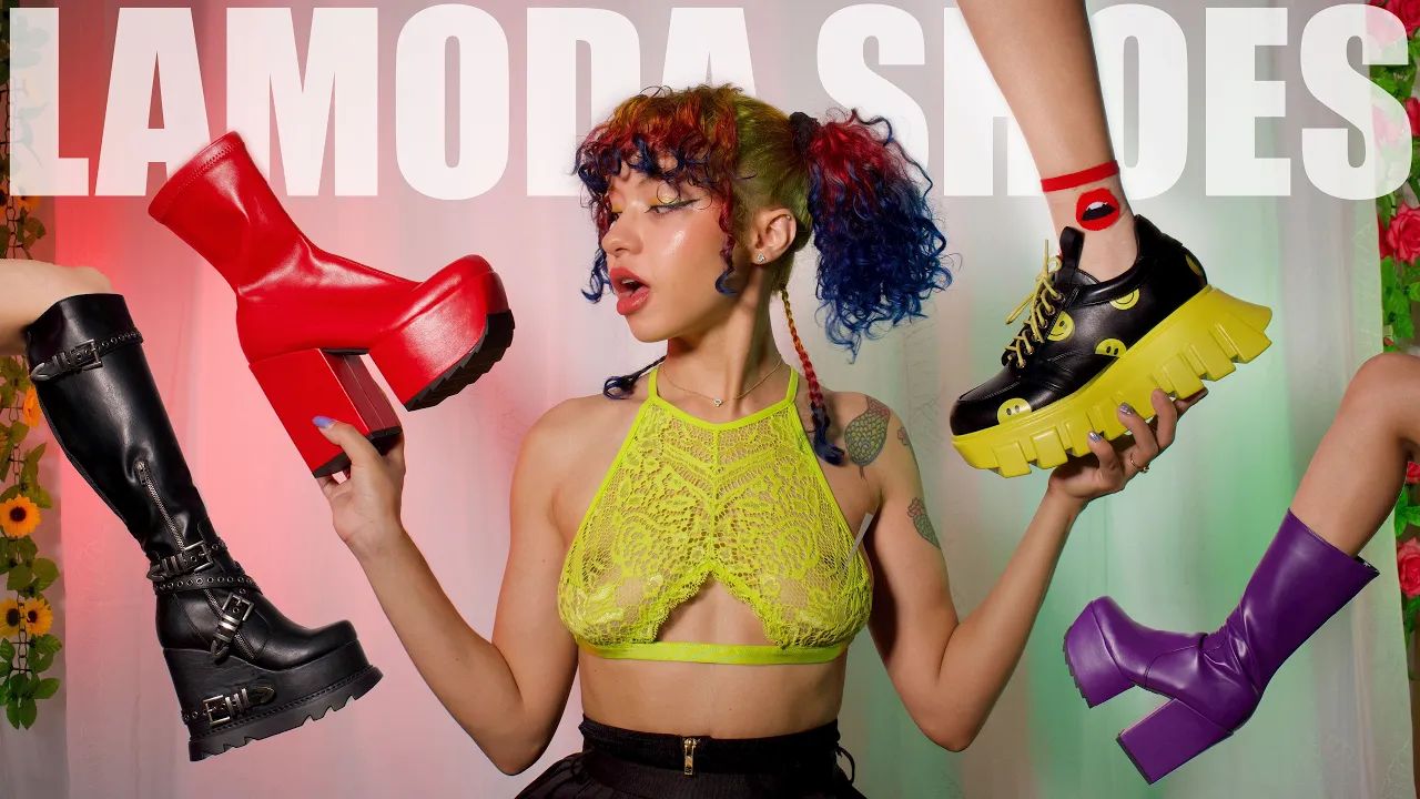 SHOE HAUL Wearing A See Thru Top - YTboob