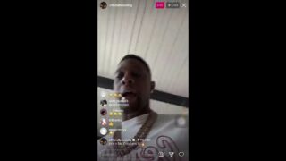 Brief clip of girl using a dildo in “Boosie Previews his onlyfans 8/4/20”