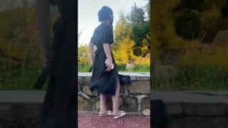 Asian girl shows off in public but gets rudely interrupted