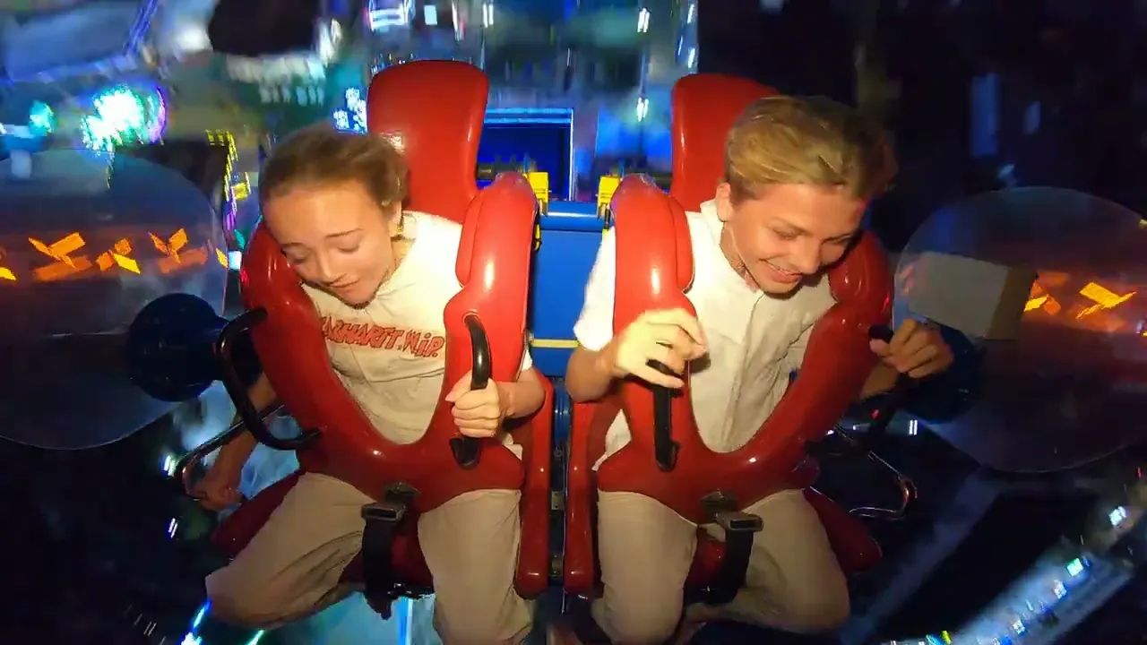 Slingshot ride nip slip