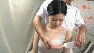 Boob massage in oily short at 4:32 in “Japanese massage , Japan massage , hot oil massage”