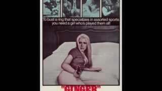 Naked woman gets a surprise pair of handcuffs, 54:00 in “Ginger (1971)”