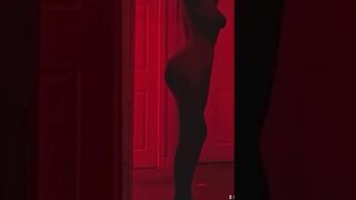 Sudden nudity at 0:09 in “#dress #show #reveal”