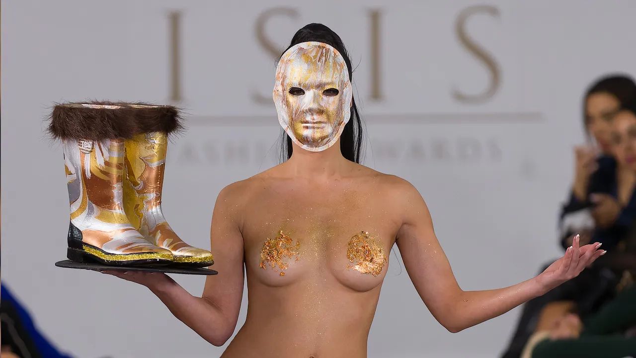 Isis Fashion Awards 2022 - Part 4 (Nude Accessory Runway Catwalk Show) Toiz Art - YTboob