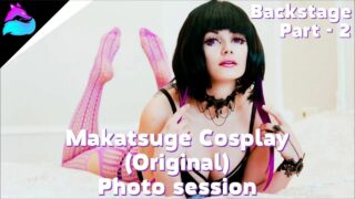 Uncensored Original Cosplay NUDE ART Video backstage with the TOP model Makatsuge (Part 2)