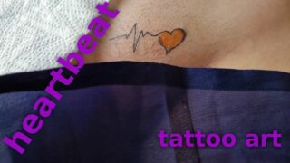 Heartbeat Tattoo Drawing training couple frames at 10:12