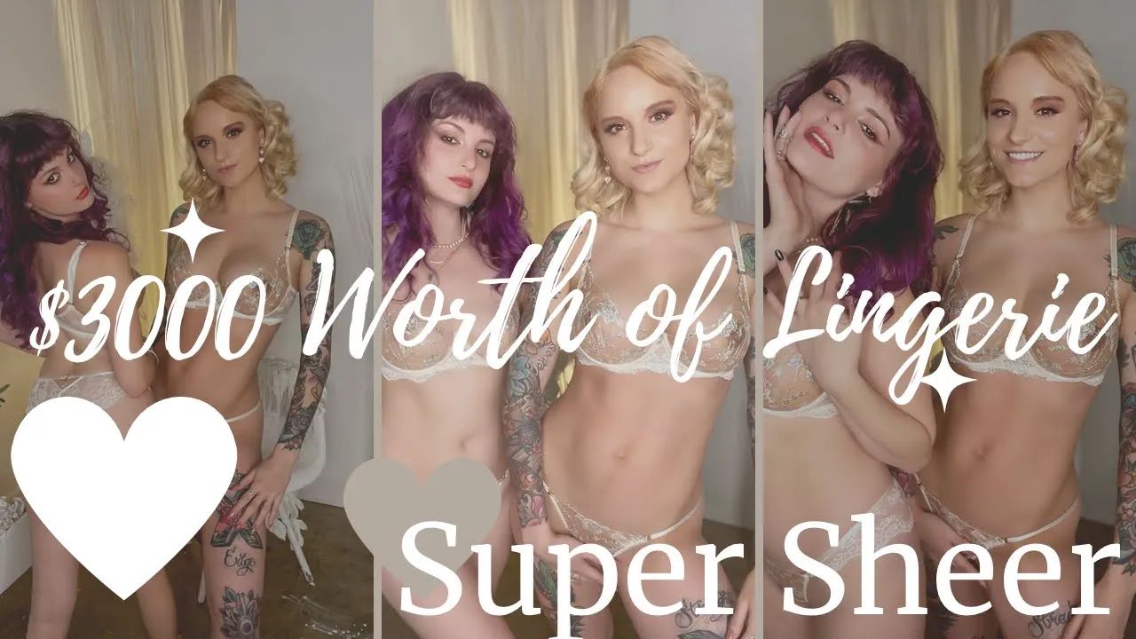 It’s all super sheer. Nipples throughout entire video. ;)