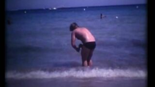 80s topless beach at 0:11, 1:44