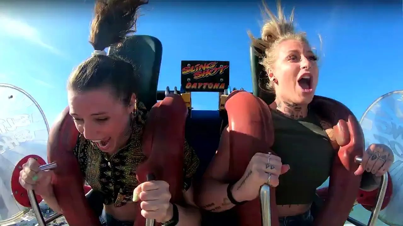 Rollercoaster nipple slips