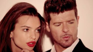 One of the most viewed music videos on YT has been taken down. Here’s a YT mirror of Emily Ratajkowski topless in “Robin Thicke – Blurred Lines (Unrated Version) Full HD”