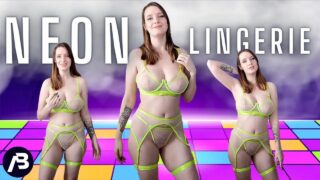 Neon See-through Lingerie With Vein bOOby