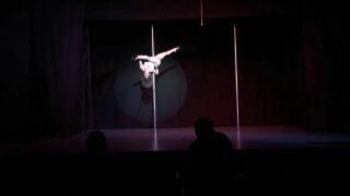 pole performance – topless at 4:35
