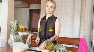 Learn how to cut pineapple ;)