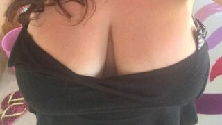 Milf shows massive tits after breast reduction @1:55