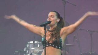 Tove Lo showed her breasts.(Live 2023 Paris). 2:42