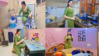 Soniraj real vlogs beautiful haryanvi women cleaning