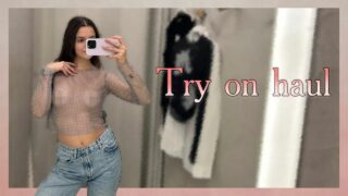 Transparent Clothes Try on Haul with Emily