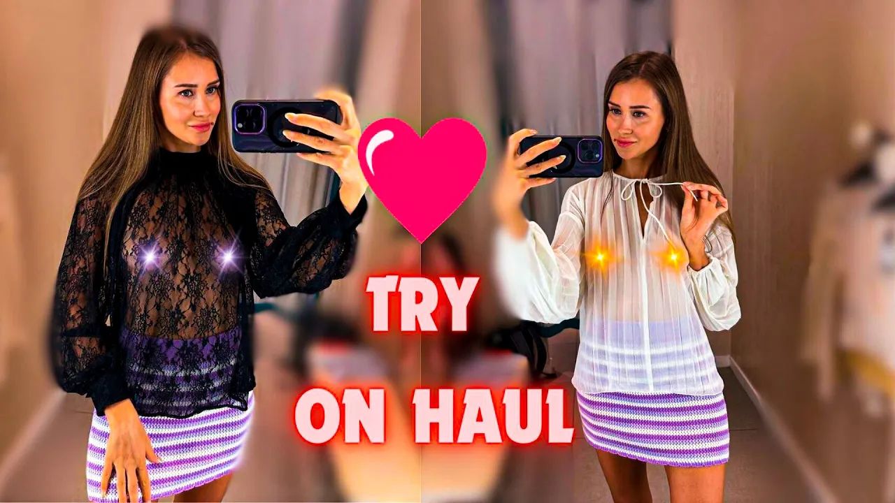 [4K] Transparent Try on Haul with Amy | new channel