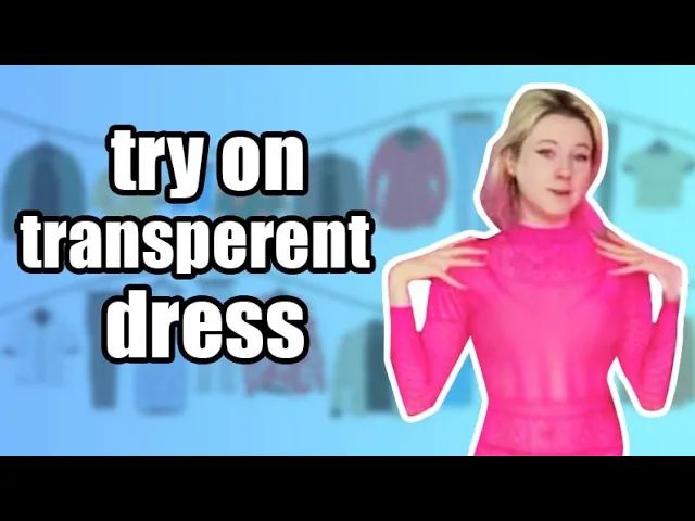 Try On Transparent Dresses The Transparent Elegance Experience - YTboob