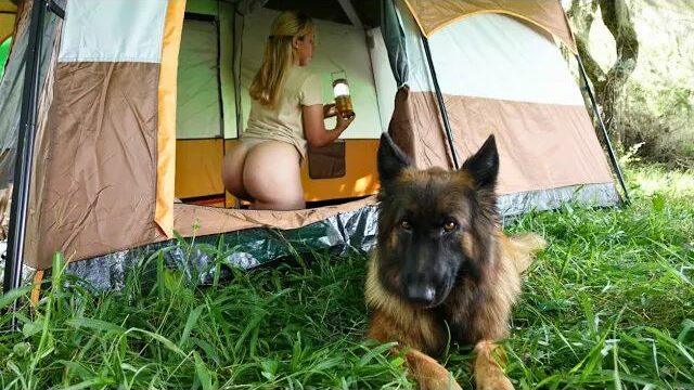 ASMR CAMPING Brazilian Girl Camping And Relaxing In Nature  